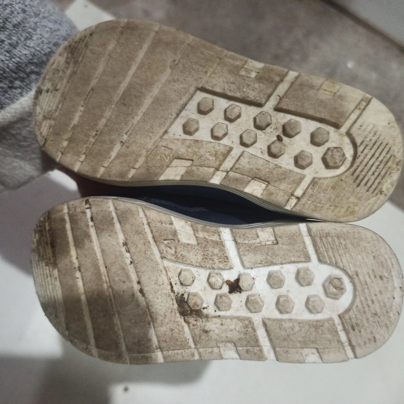 Koyu Mavi Erkek Çocuk Cırt Cırtlı Spor Ayakkabı - Görsel 3