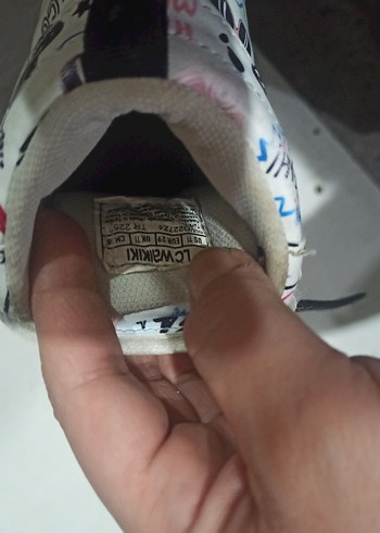 Renkli Baskılı Kız Çocuk Spor Ayakkabı - Görsel 4