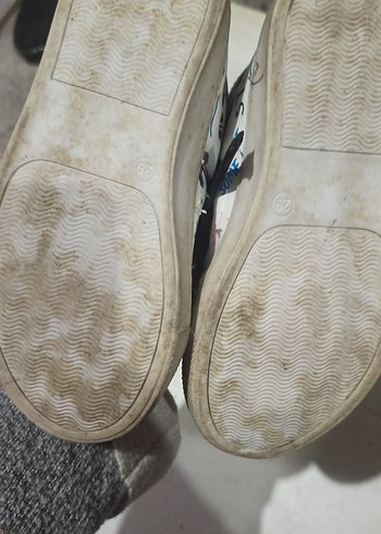 Renkli Baskılı Kız Çocuk Spor Ayakkabı - Görsel 3