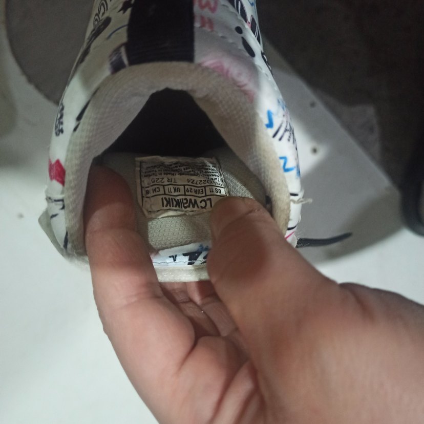 Renkli Baskılı Kız Çocuk Spor Ayakkabı - Görsel 4