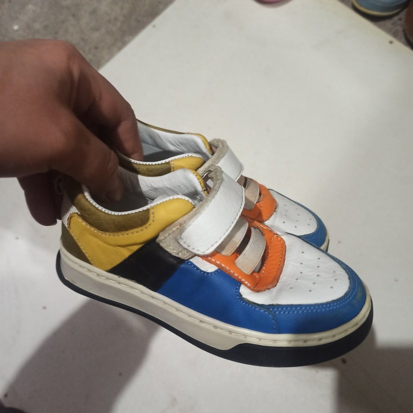 Çok Renkli Erkek Çocuk Bağcıksız Spor Ayakkabı - Görsel 3