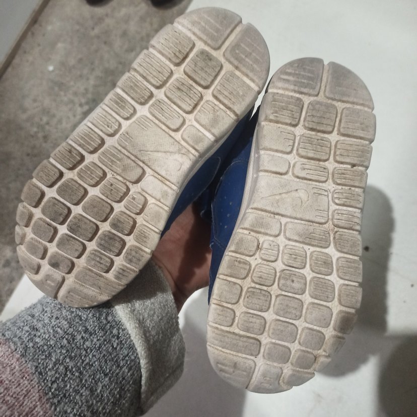 Mavi Erkek Çocuk Nike Spor Ayakkabı Velcro - Görsel 3