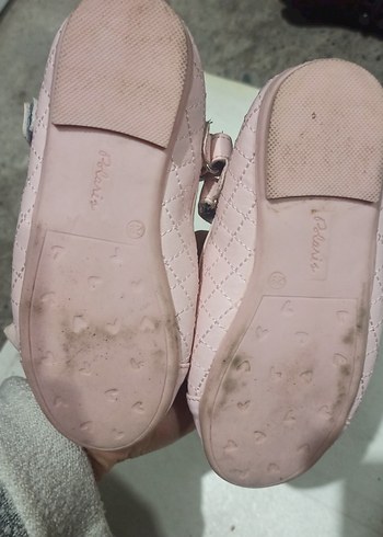 Kız Çocuk Pembe Tokalı Babet Ayakkabı - Görsel 2