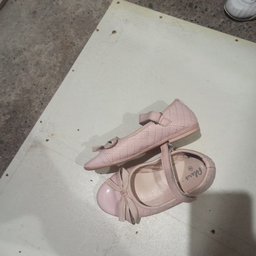 Kız Çocuk Pembe Tokalı Babet Ayakkabı - Görsel 3