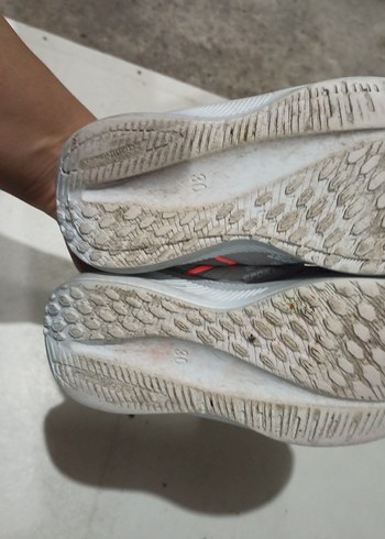 Gri Kız Çocuk Sneakers Velcro Bantlı - Görsel 4