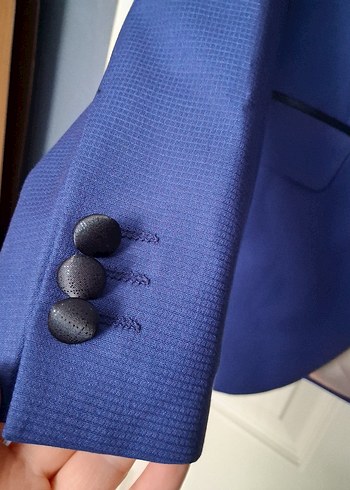 m Beden mavi Renk Klasik Mavi Damat çeket