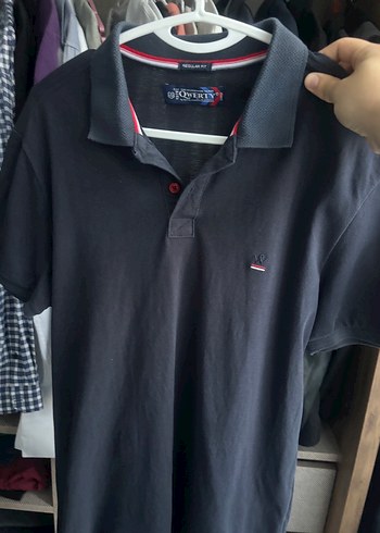 Erkek lacivert Pamuklu Polo Tişört - Görsel 3