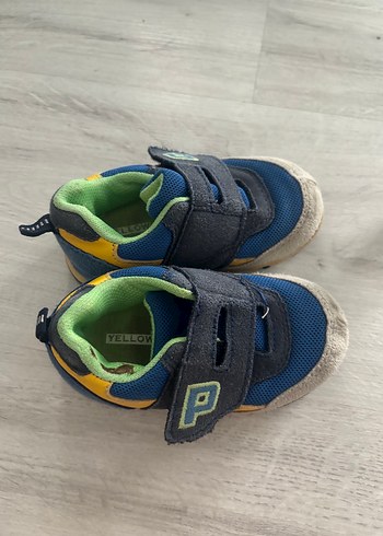 22 Beden Mavi Erkek Çocuk Spor Ayakkabı Velcro