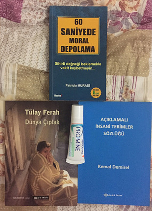 Adil Işık 3 adet kitap 1 diş macunu