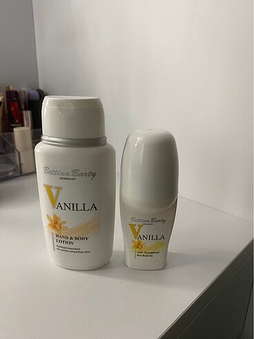 Vanilla bettina barty hand body lotion ve roll on vücüt losyonu 