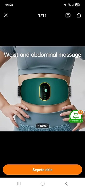 Masaj aleti fitness etkili