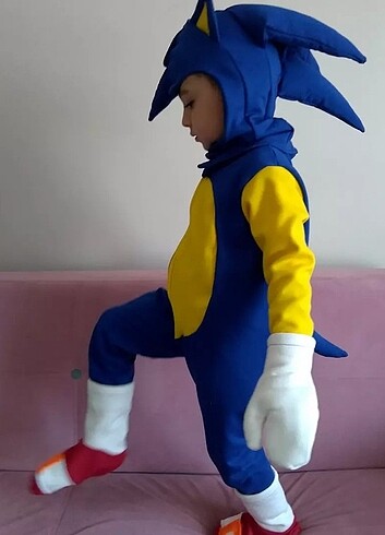 Kirpi sonic kostümü 