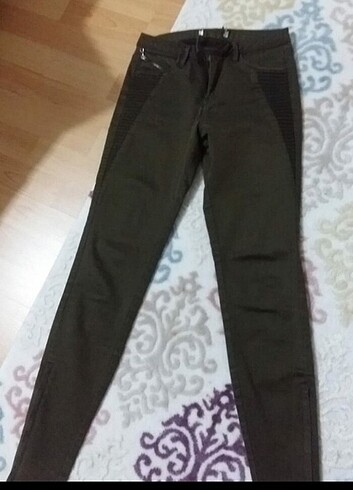 s Beden haki Renk Ljkrali pantolon