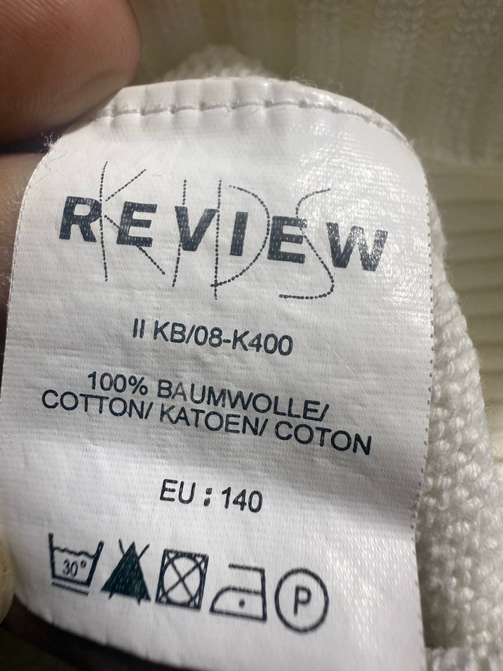 Nakış Detaylı Beyaz Erkek Triko Kazak - Görsel 4