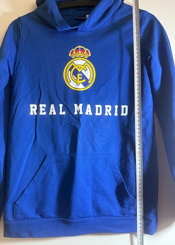 Erkek Çocuk Mavi Real Madrid Sweatshirt - Görsel 3