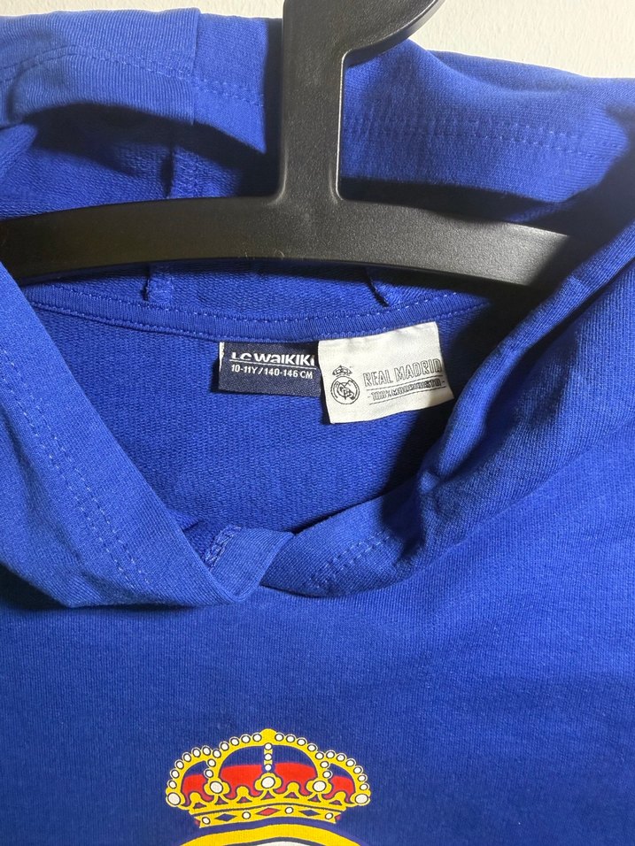 Erkek Çocuk Mavi Real Madrid Sweatshirt - Görsel 2