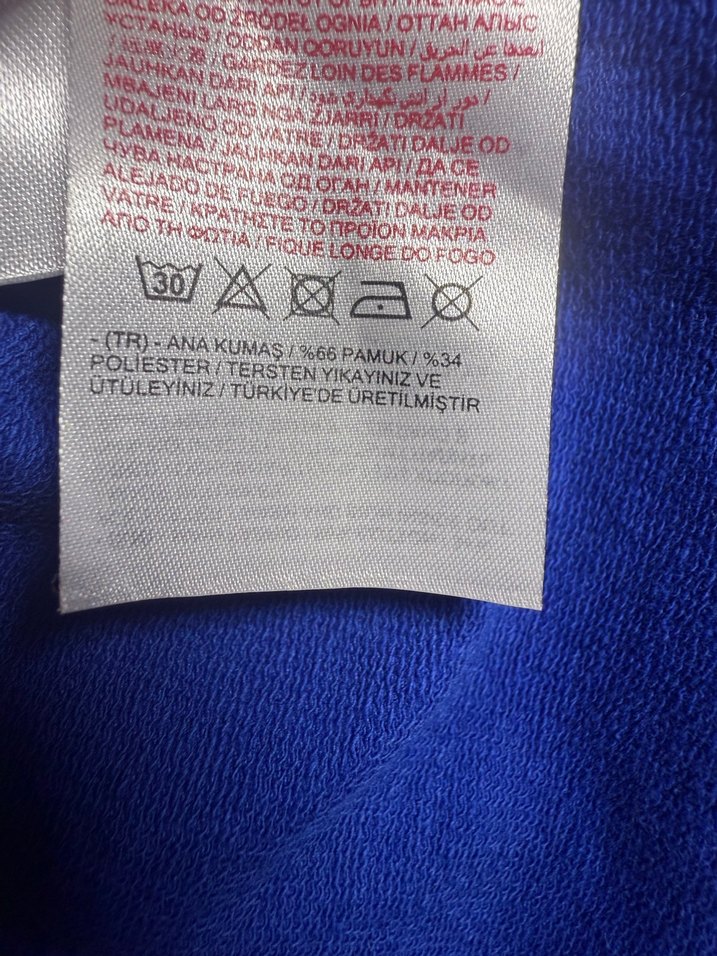 Erkek Çocuk Mavi Real Madrid Sweatshirt - Görsel 4