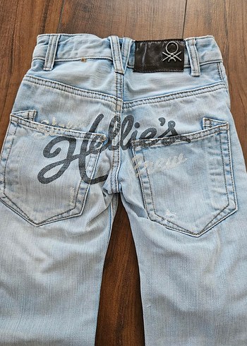 Erkek Çocuk Mavi Kemerli Denim Pantolon - Görsel 6