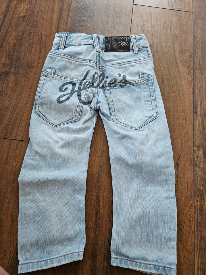 Erkek Çocuk Mavi Kemerli Denim Pantolon - Görsel 2