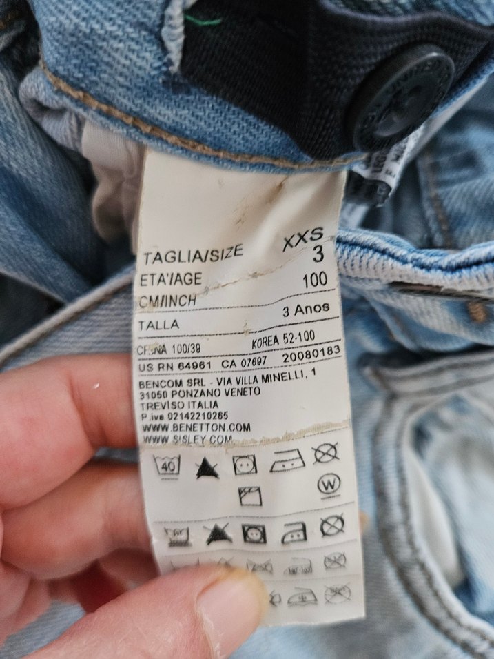 Erkek Çocuk Mavi Kemerli Denim Pantolon - Görsel 3
