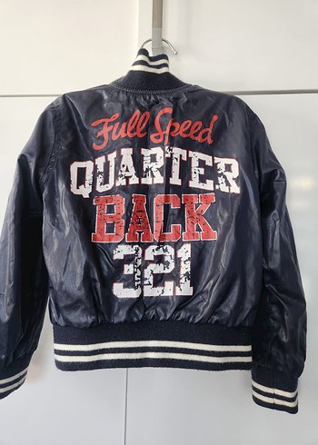 Erkek Çocuk Kırmızı Fermuarlı Mont - Görsel 6