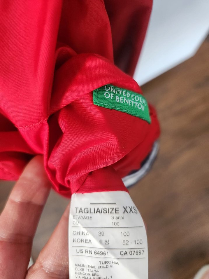 Erkek Çocuk Kırmızı Fermuarlı Mont - Görsel 3