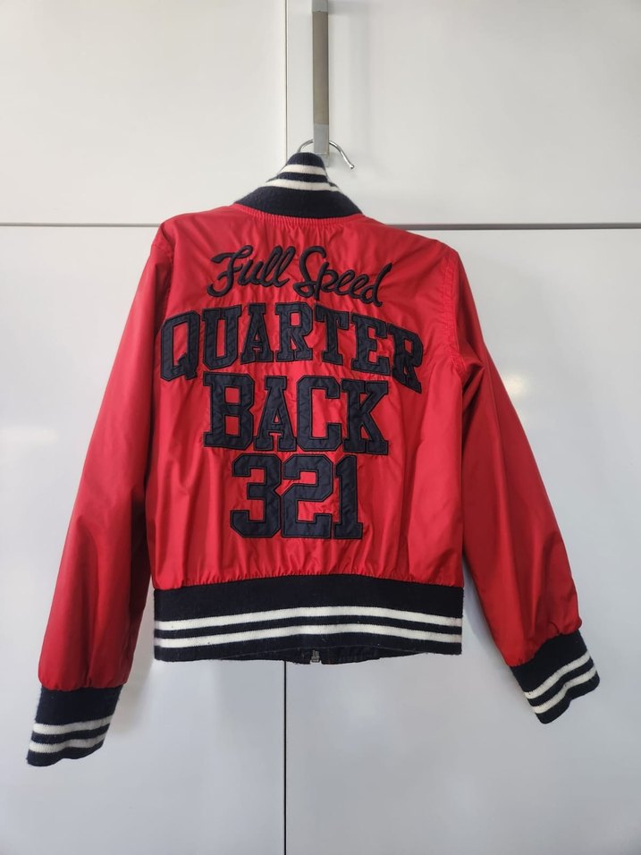 Erkek Çocuk Kırmızı Fermuarlı Mont - Görsel 2