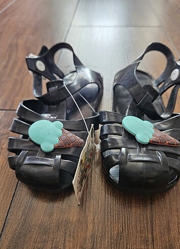 24 Beden siyah Renk Unisex sandalet