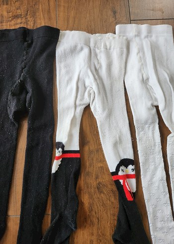 3-4 yaş Pamuk Çocuk Külotlu Çorap Seti - Görsel 3