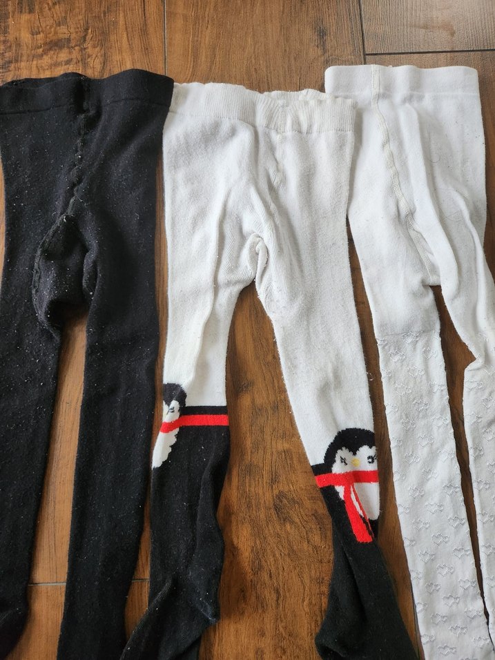 3-4 yaş Pamuk Çocuk Külotlu Çorap Seti - Görsel 3