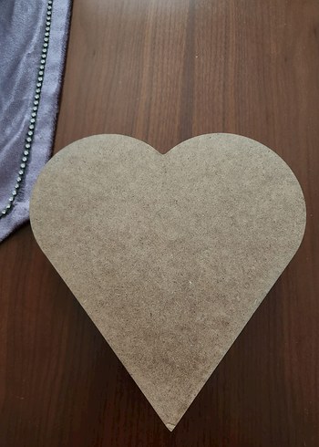 Kalp Şekilli Ahşap kutu - Görsel 5