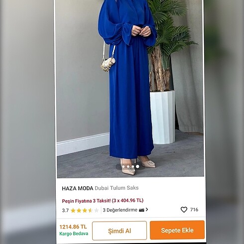 Sıfır Tesettür Tulum