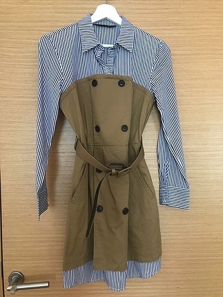 xs Beden Zara trençkot elbise
