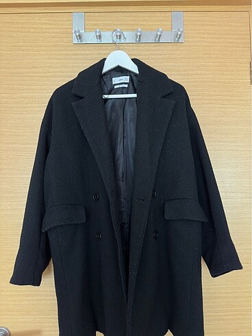 Mango siyah oversize kaban