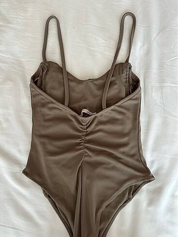 xs Beden kahverengi Renk Pull&bear askılı body