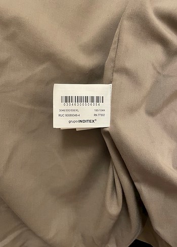 ZARA Erkek Trençkot (XL) - Görsel 7