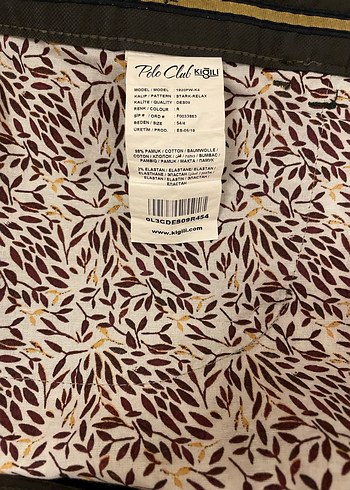 KIĞILI Erkek Pantolon (54 beden / 4 drop) - Görsel 6