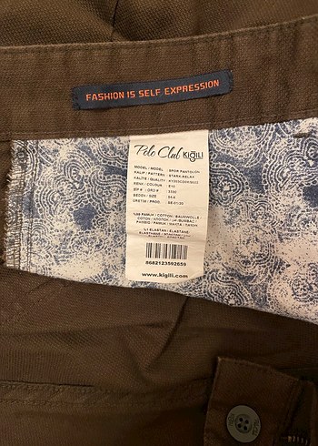 KİĞILI Erkek Pantolon (54 beden / 4 drop) - Görsel 6