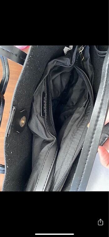  Beden siyah Renk Koton çanta
