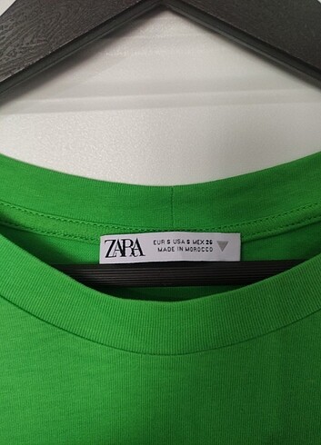 s Beden yeşil Renk Zara yeşil elbise