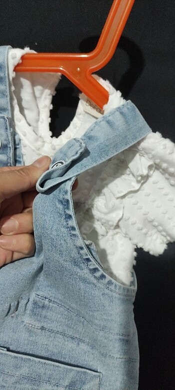 18-24 Ay Beden çeşitli Renk Kiz bebek kot jile