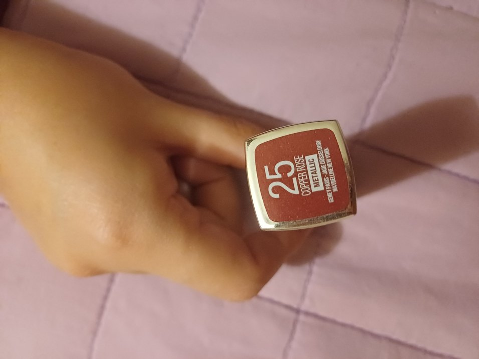 maybelline metallic ruj - Görsel 2