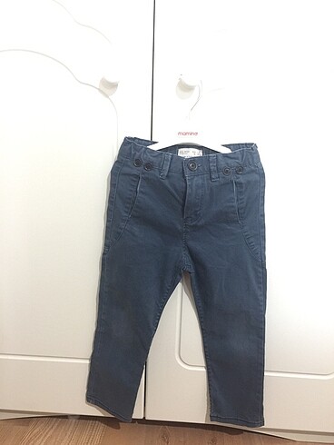 Zara boys 110 cm ince kot pantolon
