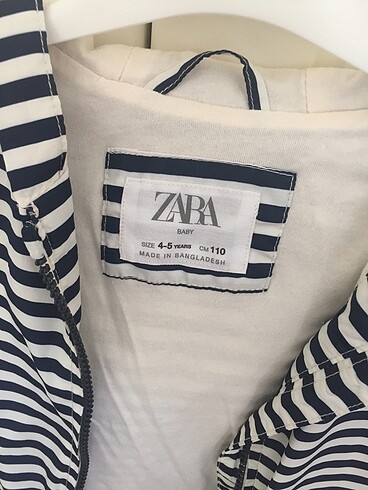 Zara Zara 4-5 yaş yağmurluk