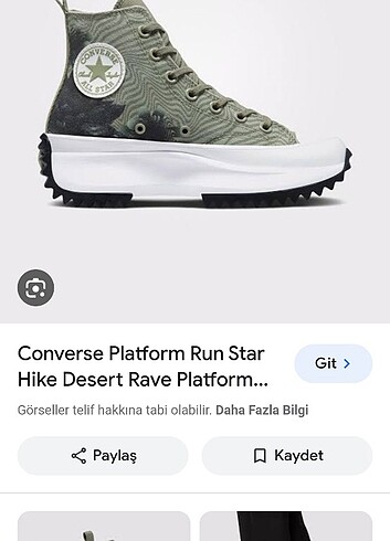 Converse platform ayakkabı 40 numara 
