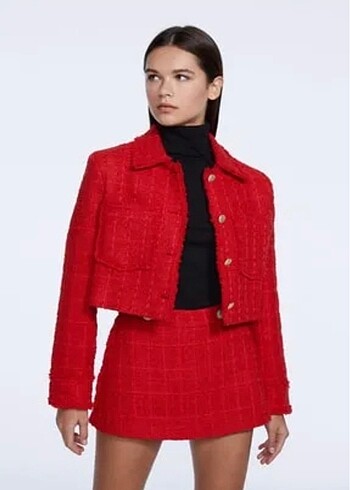 Tüvit blazer ceket