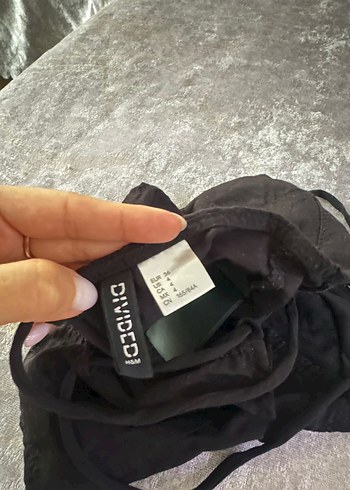 Siyah Mini Halter Yaka Strappy Bustiyer - Görsel 3