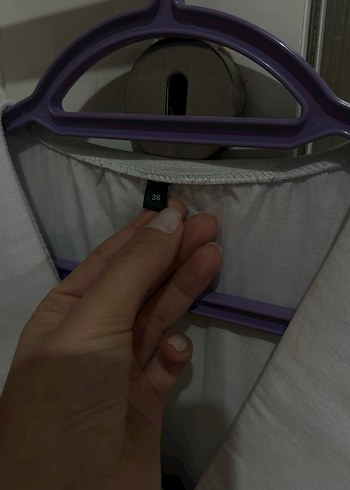 Düğmeli Beyaz Yakalı Midi Kadın Elbise - Görsel 3