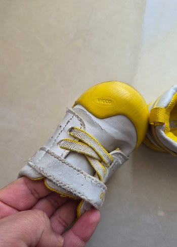 Sarı Bebek İlk Adım Ayakkabısı - Görsel 4