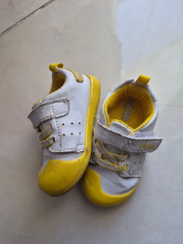 Sarı Bebek İlk Adım Ayakkabısı - Görsel 2